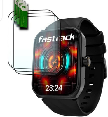 KHWABEEDA Impossible Screen Guard for FASTRACK REVOLTT X2 1.91 SMART WATCH SCREEN GUARD ( PACK OF 3)(Pack of 3)