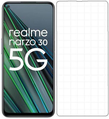 Snap Impossible Screen Guard for Compatible for Matte-Realme Narzo 30 5G(Pack of 1)