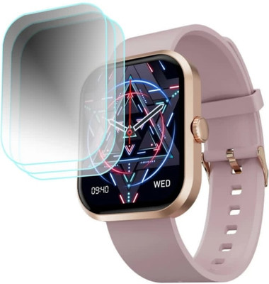 KHWABEEDA Impossible Screen Guard for Fire- Boltt Pioneer 1.95 smart watch (pack of 3)(Pack of 3)
