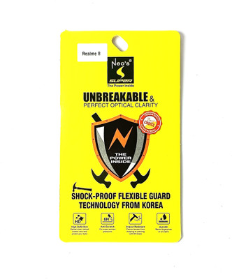 oval designs Impossible Screen Guard for REALME 8(Pack of 1)