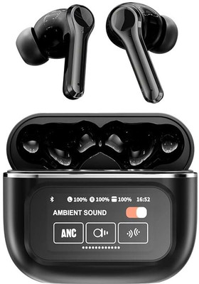 RADHAV Impossible Screen Guard for BOUGYR Display Touch Screen Earbuds ANC ENC Compatiable for iOS Android True - Copy (6)(Pack of 2)