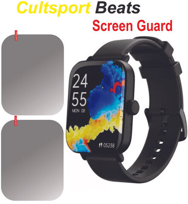 Aleena Impossible Screen Guard for Cultsport Beats SMART WATCH 0.389(Pack of 2)