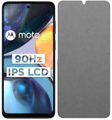 Nishad Edge To Edge Tempered Glass for SB-Matte-NOV23-Motorola G22(Pack of 1)