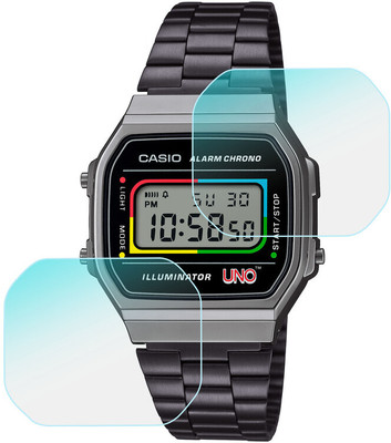 FCS Impossible Screen Guard for Casio A168WEUC-1A(Pack of 2)