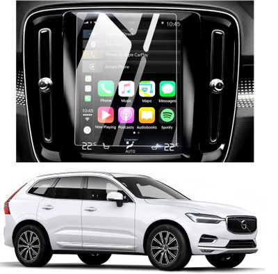 CEASE PROTECTOR Screen Guard for (company fitted) Navigation Infotainment System of Volvo XC60 B5 Ultimate (9 inch) 2022-23 GPS System Clear Glossy :1(Pack of 1)