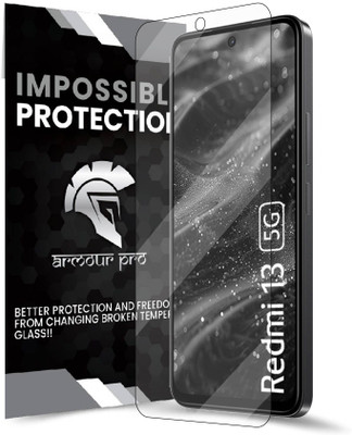 ArmourPro Impossible Screen Guard for Redmi 13 5G, Redmi 13, Redmi 12 5G, Redmi 12 4G, Poco M6 Pro 5G(Pack of 1)