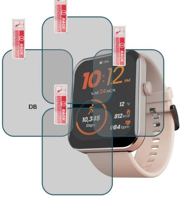 KHWABEEDA Impossible Screen Guard for BOAT WAVE FLEX CONNECT SMART WATCH(Pack of 4)