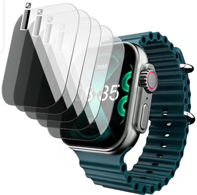 KHWABEEDA Impossible Screen Guard for BOAT WAVE GENESIS PRO 1.96 SMART WATCH SCREEN GUARD ( PACK OF 5)(Pack of 5)