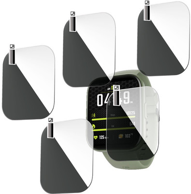 HIDEOUS Impossible Screen Guard for boAt Wave Neo Plus(Pack of 5)