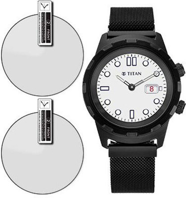 ARBAN Impossible Screen Guard for Titan Connected X Hybrid Smartwatch(Pack of 2)