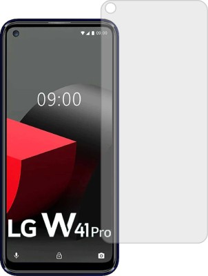 MOBART Tempered Glass Guard for LG W41 PLUS (Flexible & Shatterproof)(Pack of 1)