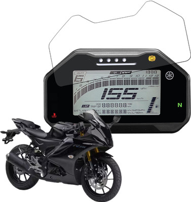GADGET DEALS Impossible Screen Guard for Yamha R15V4 R25 Screen Guard Protector Accessories Motorcycle Digital Console - Clear(Pack of 1)
