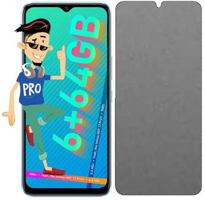 Snap Impossible Screen Guard for Compatible for Matte-Infinix Hot 12 Pro(Pack of 1)