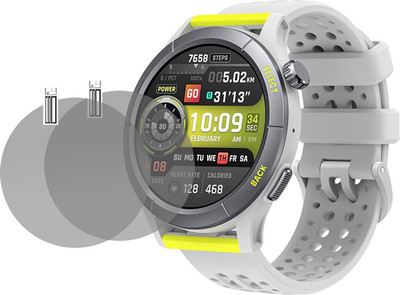 YCHROZE Impossible Screen Guard for Amazfit Cheetah(Pack of 2)