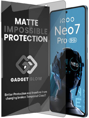 Gadget Glow Impossible Screen Guard for iQOO Neo 7 Pro 5G, Neo 7 Pro, iQOO Neo 7 5G, Neo 7 5G, iQOO 9T 5G, iQOO 11 5G(Pack of 1)