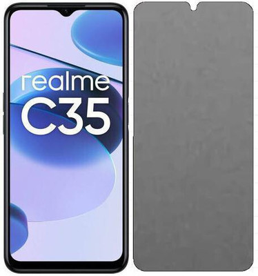 Snap Impossible Screen Guard for Compatible for Matte-NOV23-Realme C35(Pack of 1)