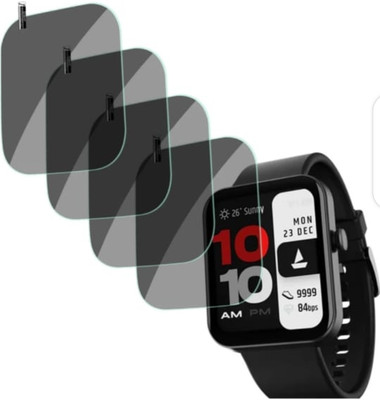 ZIDZEE Impossible Screen Guard for BOAT WAVE STRIDE VOICE SMART WATCH SCREEN GUARD (PACK OF 4)(Pack of 4)