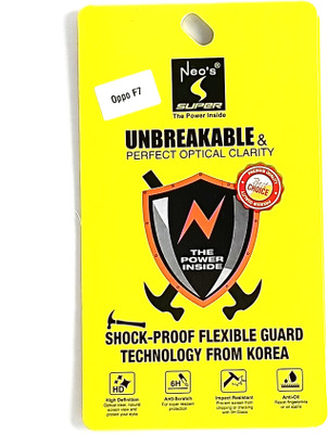 oval designs Impossible Screen Guard for OPPO F7(Pack of 1)