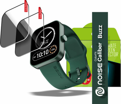 FINCH Impossible Screen Guard for NOISE COLORFIT CALIBER BUZZ SMART WATCH(Pack of 2)