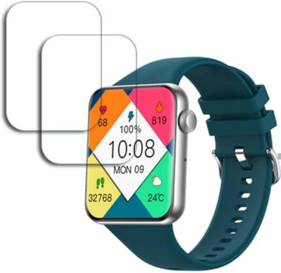 KHWABEEDA Impossible Screen Guard for Pebble vision 2.05inch smart watch (pack of 2)(Pack of 2)