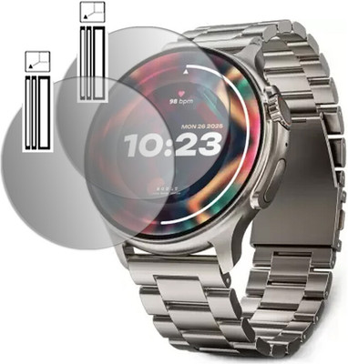 DOUMOF Impossible Screen Guard for Boult Crown R Pro SMARTWATCH(Pack of 2)