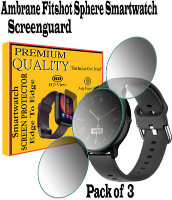 EZGER Impossible Screen Guard for ambrane fitshot sphere(Pack of 3)