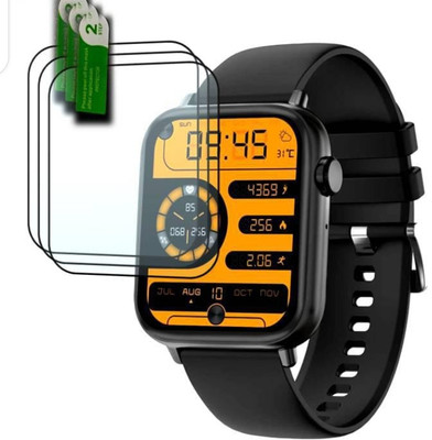 AHWAVEEDA Impossible Screen Guard for FIRE - BOLTT NINJA PRO MAX ULTRA 2 SMART WATCH SCREEN GUARD (PACK OF 3)(Pack of 3)