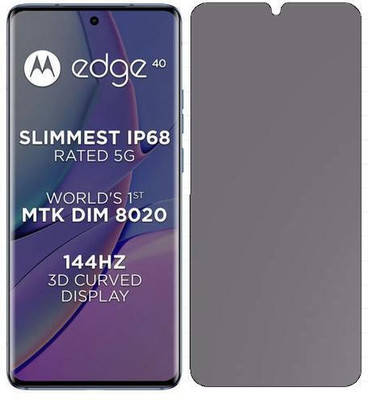 GeniusStar Impossible Screen Guard for Motorola Edge 40(Pack of 1)