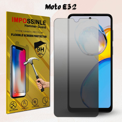 FCS Edge To Edge Screen Guard for Moto E30Matte Screen Guard, Motorola Moto E30, 9H Anti Shock Flexible Screen Protector(Pack of 1)