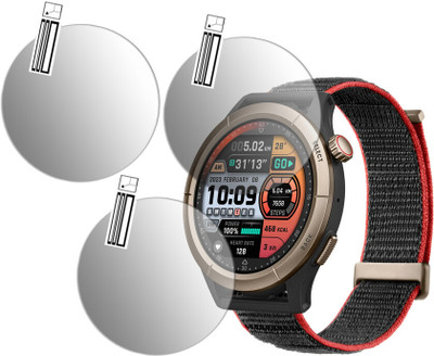YCHROZE Impossible Screen Guard for Amazfit Cheetah Pro(Pack of 3)