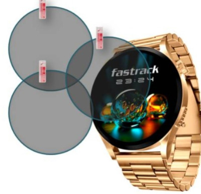 DB Impossible Screen Guard for FASTRACK RADIANT FX4 38m SMART WATCH TEMPERED GLASS ( PACK OF 3)(Pack of 3)