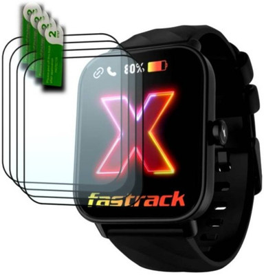 AHWAVEEDA Impossible Screen Guard for FASTRACK REVOLTT X SMART WATCH SCREEN GUARD (P-4)(Pack of 4)