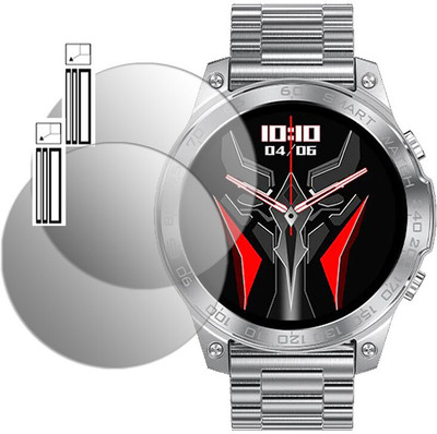 DOUMOF Impossible Screen Guard for FIRE BOLTT Dagger Luxe SMARTWATCH(Pack of 2)