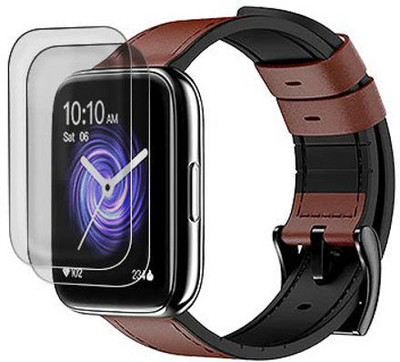 SOMTONE Impossible Screen Guard for Noise ColorFit Ultra 2 Smart Watch Matte(Pack of 2)