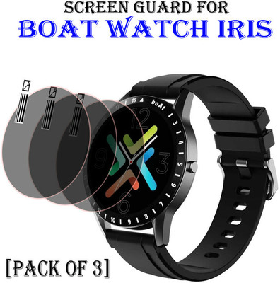 hirdesh Impossible Screen Guard for Boat Watch Iris(Pack of 3)