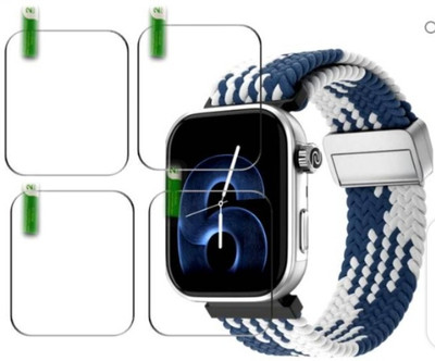 ZIDZEE Impossible Screen Guard for NOISE PRO.6 1.85 SMART WATCH SCREEN GUARD ( PACK OF 4)(Pack of 4)