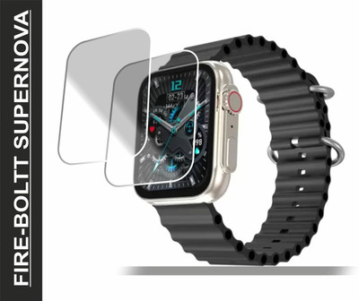 JSGROWITTECH Impossible Screen Guard for Fire-Boltt Supernova 1.78inch Watch SCREEN GUARD(Pack of 2)