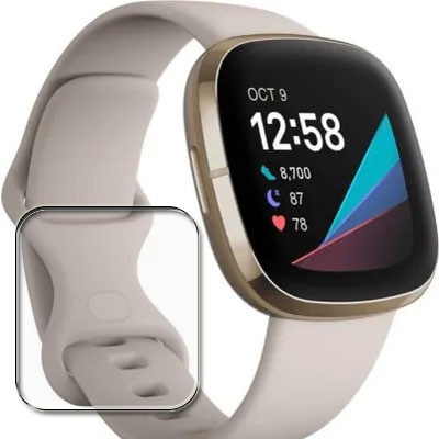 tombik Impossible Screen Guard for D34-Fitbit Sense 2 Smartwatch(Pack of 1)