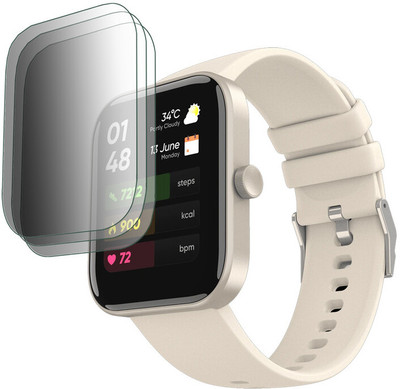 DOUMOF Impossible Screen Guard for Mivi Model E SMARTWATCH SCREEN GUARD(Pack of 3)