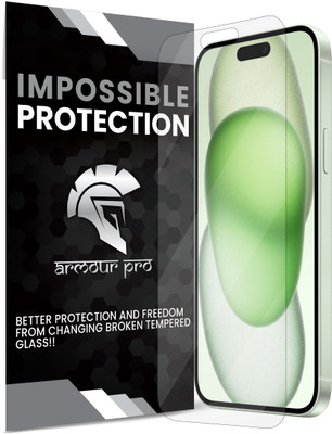 ArmourPro Impossible Screen Guard for iPhone 15 Plus, Apple iPhone 15 Plus, Apple 15 Plus(Pack of 1)