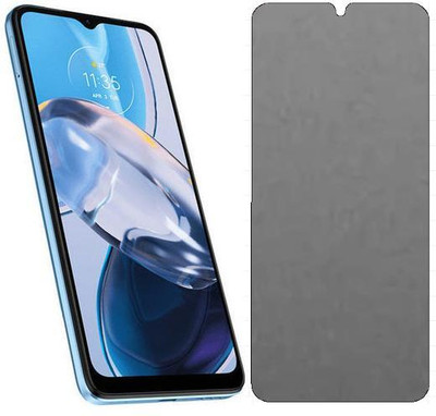 Nishad Edge To Edge Tempered Glass for SB-Matte-NOV23-Motorola E22(Pack of 1)
