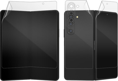 INDIKAN Front and Back Screen Guard for Samsung Galaxy Z Fold 5(Pack of 1)