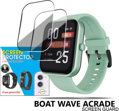 Olonga Impossible Screen Guard for boAt Wave Arcade Smartwatch(Pack of 2)