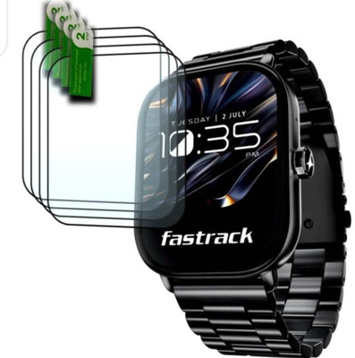 DB Impossible Screen Guard for FASTRACK RADIANT FX2 SMART WATCH TEMPERED GLASS ( PACK OF 4)(Pack of 4)