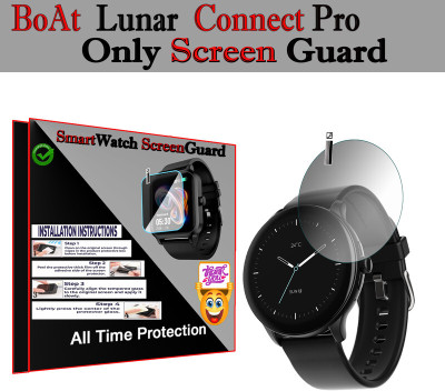 HIDEOUS Impossible Screen Guard for boAt Lunar Connect Pro(Pack of 1)