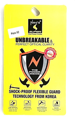 oval designs Impossible Screen Guard for POCO X2(Pack of 1)