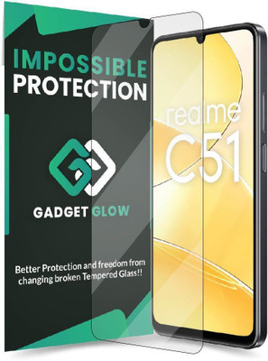 Gadget Glow Impossible Screen Guard for Realme C51, Realme C53(Pack of 1)