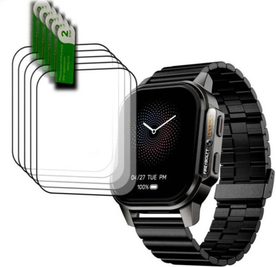 ZIDZEE Impossible Screen Guard for FIRE - BOLTT SNAPP 4G SMART WATCH SCREEN GUARD ( PACK OF 5)(Pack of 5)