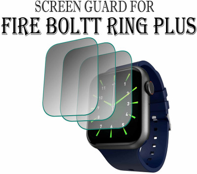 hirdesh Impossible Screen Guard for Fire-Boltt Ring Plus 1.91(Pack of 3)