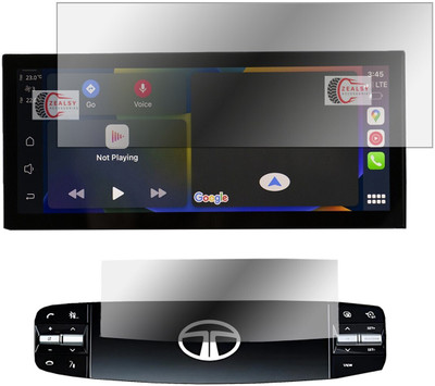 Zealsy Impossible Screen Guard for Compatible For TATA CURVV 12.3 INCH and STEERING(Pack of 2)